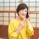 電話をかけるお客様