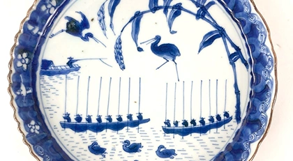 古伊万里の陶磁器