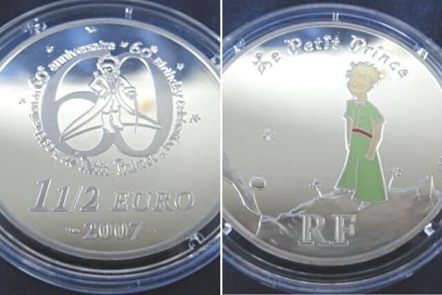 星の王子さまフランス版発刊60周年記念硬貨の種類や特徴と高価買取へのポイント