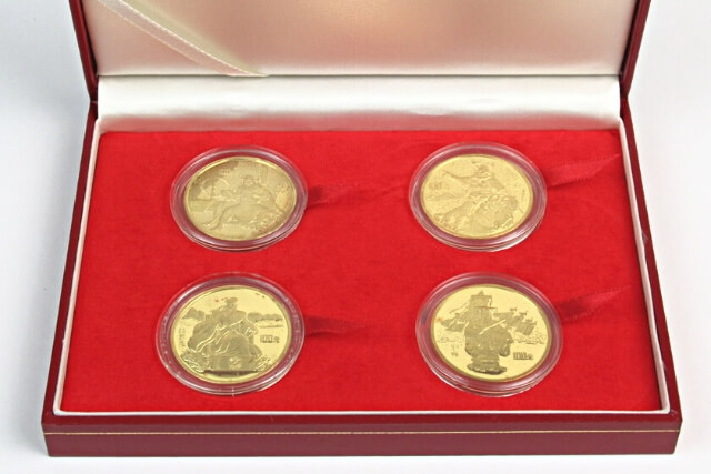 三国志記念硬貨（100元金貨中国記念幣）は高価買取が可能か？同記念硬貨の種類を解説