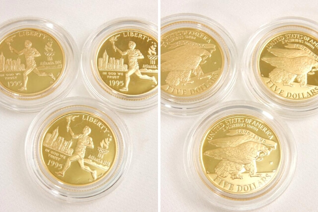 アトランタオリンピック記念硬貨プルーフ貨幣（1995年銘）の種類や特徴