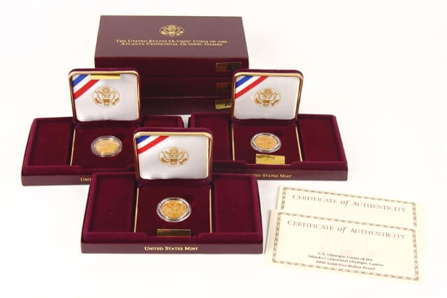 アトランタオリンピック記念硬貨プルーフ貨幣（1995年銘）の価値や特徴
