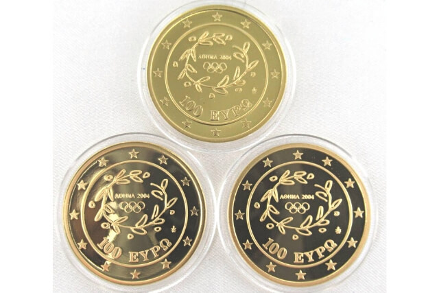 アテネ2004オリンピック競技大会公式記念プルーフ貨幣コインの種類と特徴や価値