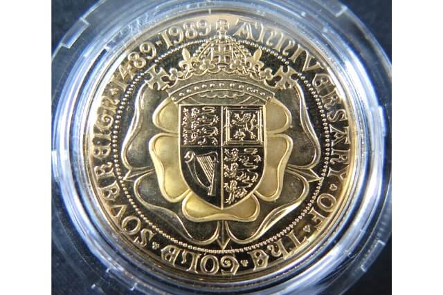 ソブリン金貨500周年記念プルーフ貨幣3種セットの種類や特徴