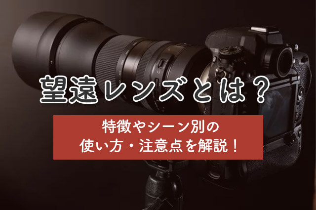 望遠レンズとは？特徴やシーン別の使い方・注意点を解説！｜カメラ買取