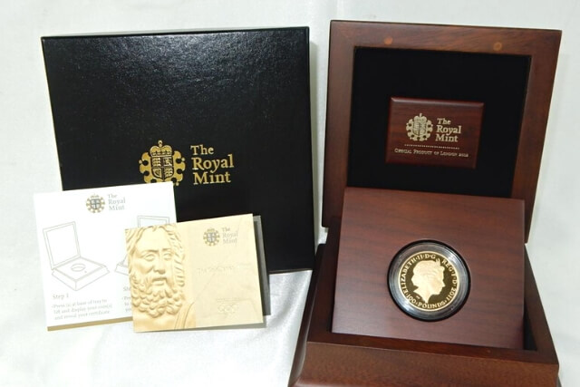 ロンドンオリンピック競技大会2012公式記念プルーフ貨幣ジュピター金貨