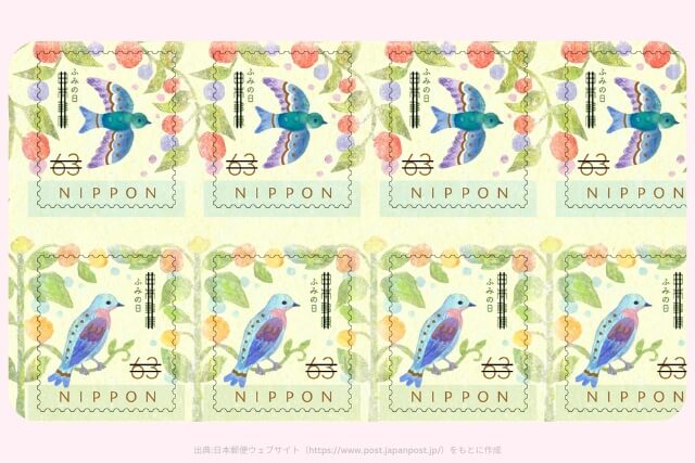 ふみの日にちなむ郵便切手63円切手