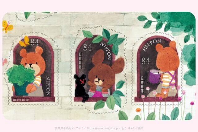 絵本の世界シリーズ第6集84円切手