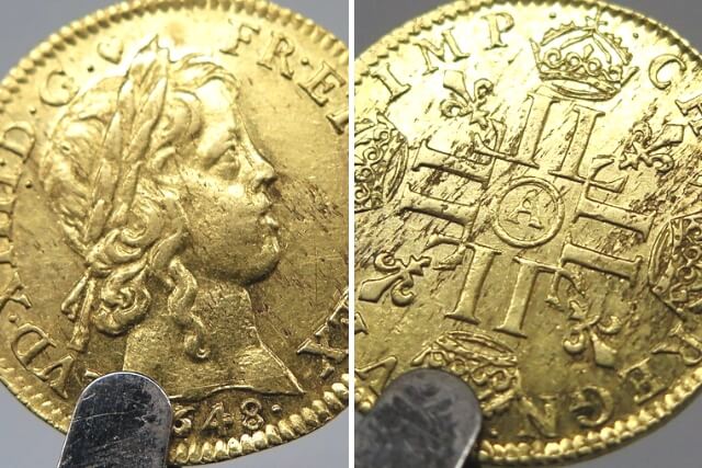 ルイ14世ルイドール金貨（1648年銘）の詳細な特徴と市場価値