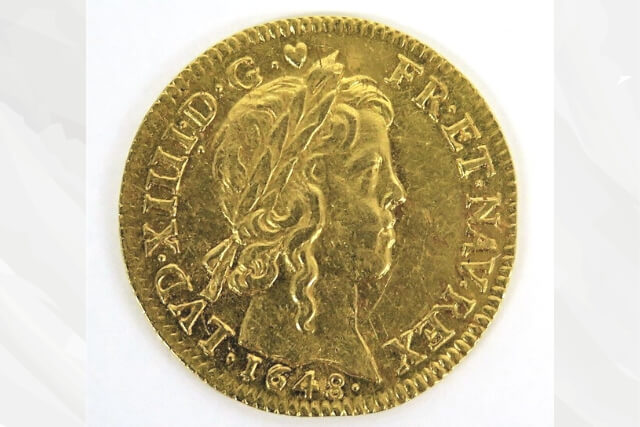ルイ14世ルイドール金貨（1648年銘）の詳細な特徴と市場価値を解説