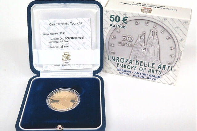 EUROPA DELLE ARTI【2009年ヨーロッパの芸術】イタリア50ユーロ金貨の特徴と市場価値