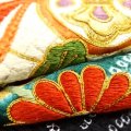 【着物】絞り手箱に菊模様刺繍振袖・長襦袢セットを買取いたしました