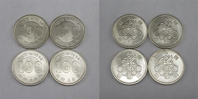 1964年東京オリンピック記念100円銀貨幣