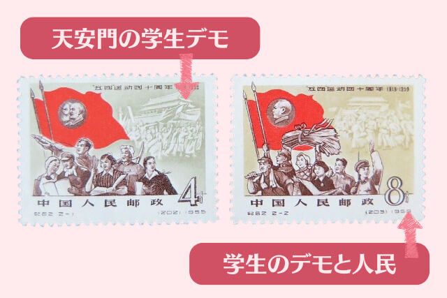 【中国切手】五四運動40周年の特徴と詳細、切手の価値や買取相場などを解説