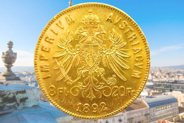 【古銭買取】 「フランツ・ヨーゼフ 8フローリン20フラン金貨（1892年銘）」の種類や特徴を解説