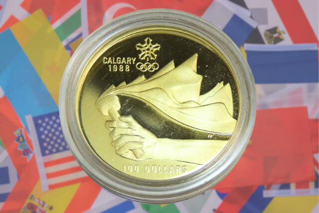 【古銭買取】 「カルガリーオリンピック100ドル金貨」種類や特徴を解説
