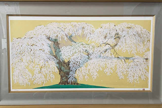中島千波「桜」の代表作『神田の大糸櫻』