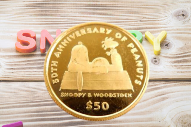 【金・貴金属買取】「ピーナッツ50周年記念スヌーピー50ドル金貨（2000年銘）」の特徴と価値を解説