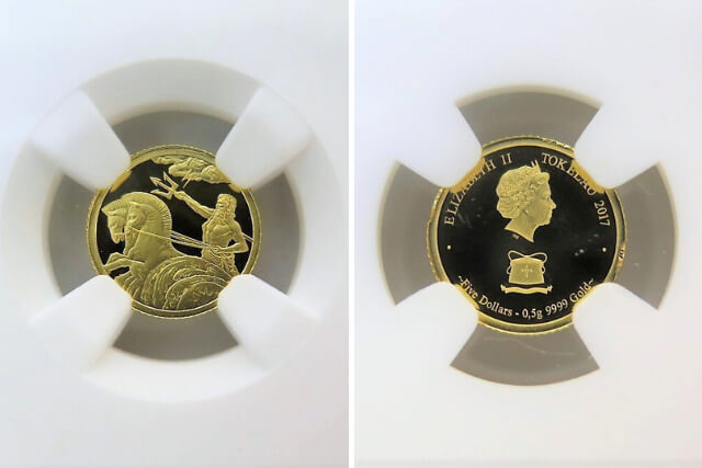 【金・貴金属買取】トケラウ諸島ポセイドン5ドル金貨の特徴と買取価格を解説