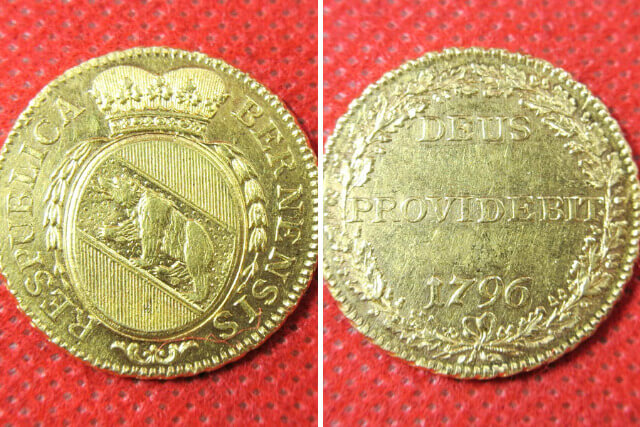 1796年スイス古銭からの逸品！「ベルン紋章ダブロン金貨」の歴史と買取価格を徹底解剖