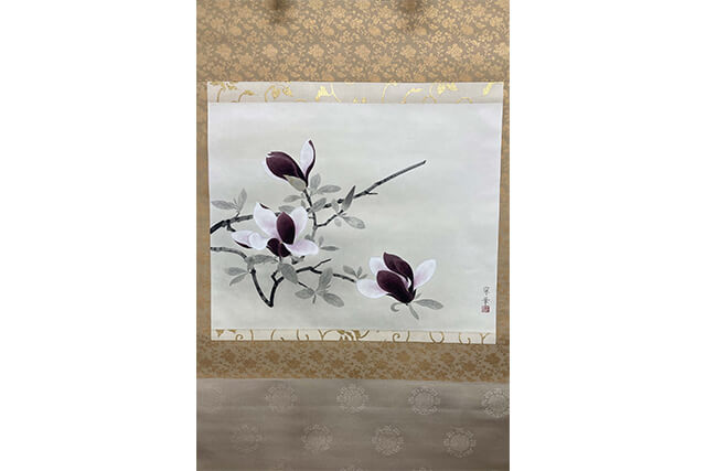 川端龍子『山百合』15万円