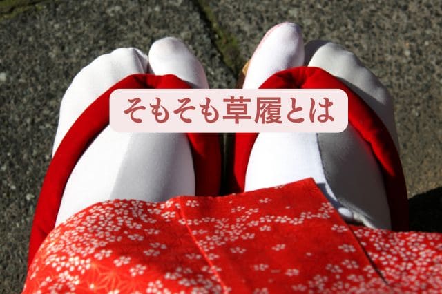 そもそも草履とは