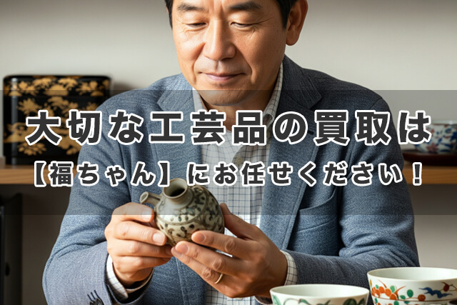 大切な工芸品の買取は【福ちゃん】にお任せください！