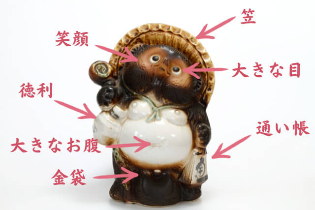 たぬきの置物の意味をわかりやすく解説！ご利益や信楽焼の秘密とは？