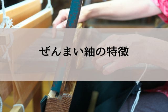 ぜんまい紬の特徴