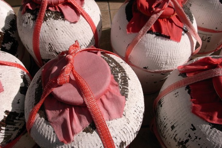 熟成中の酒がめ