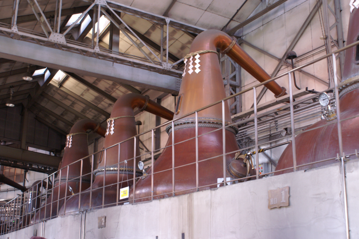 余市蒸留所の蒸留機