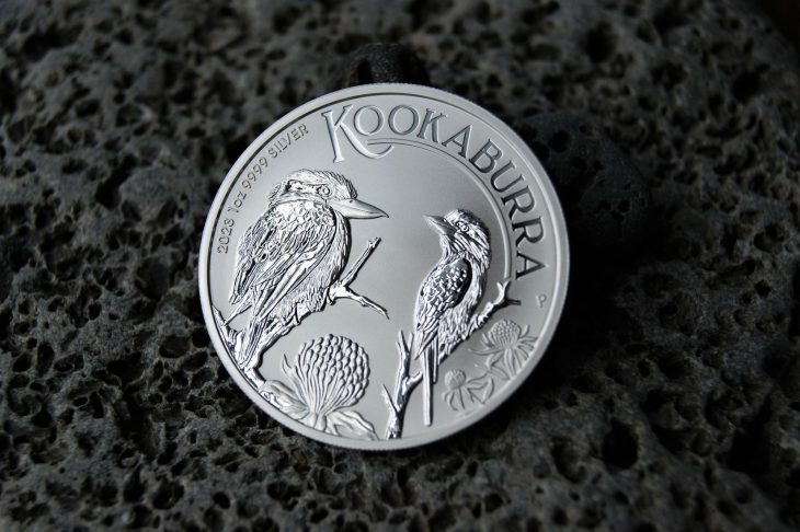 2023年発行のカワセミ銀貨