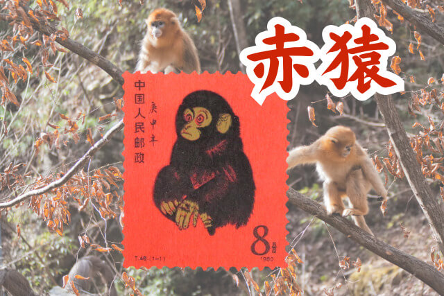 中国プレミアム切手「赤猿切手」の特徴と価値について