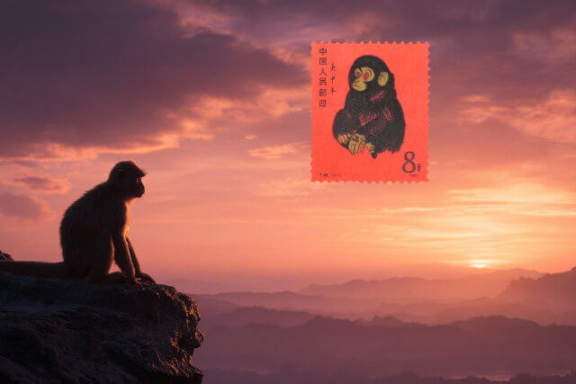 中国プレミアム切手「赤猿切手」の特徴と価値について