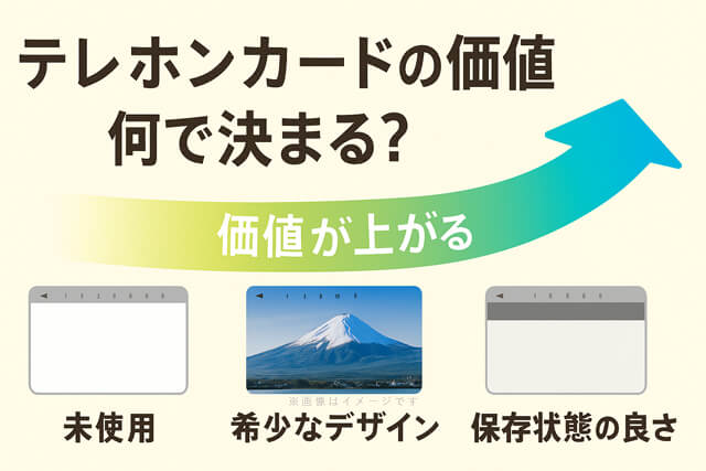 テレホンカードの価値は何で決まる?3つの基本ポイント