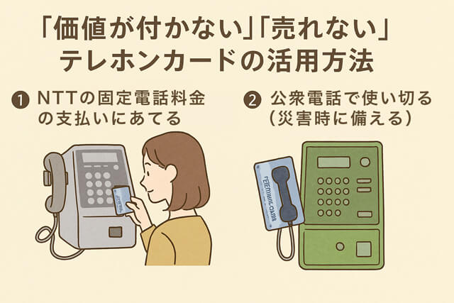「価値が付かない」「売れない」テレホンカードの活用方法