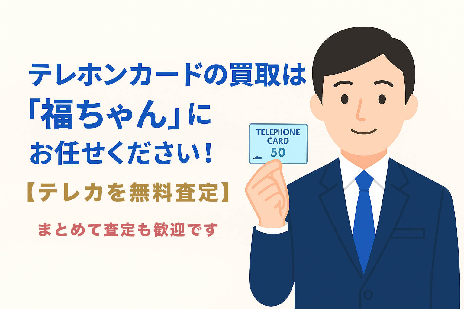 テレホンカードの買取は『福ちゃん』にお任せください