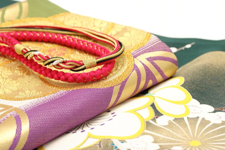 帯と帯締め
