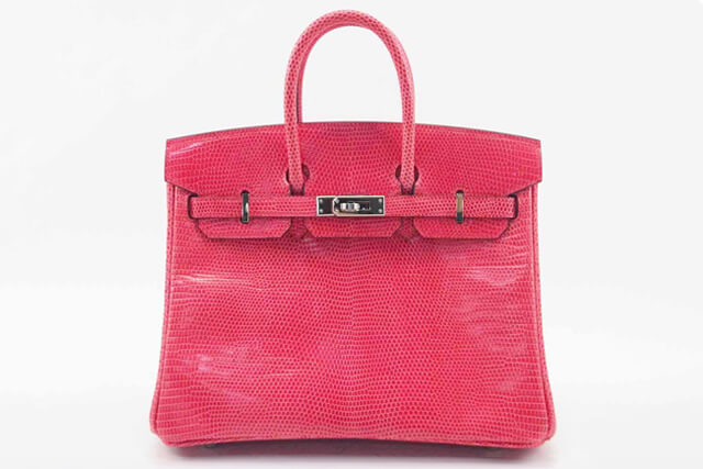福ちゃんのエルメス買取実績：エルメス バーキン 25 リザード ローズエクストリーム