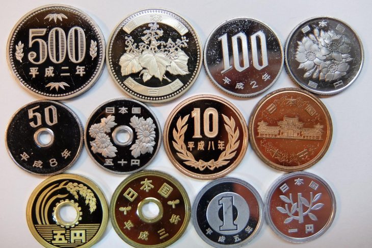 全種類のプルーフ貨幣の表裏