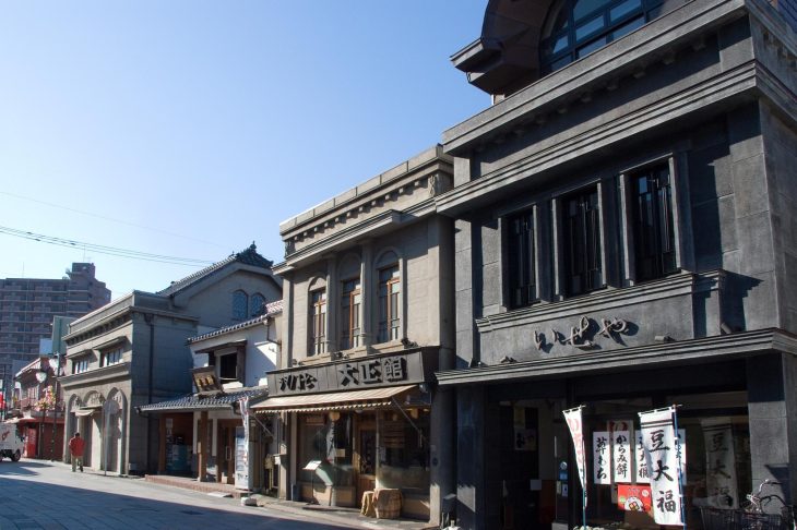 大正時代の趣が残る大正浪漫夢通り