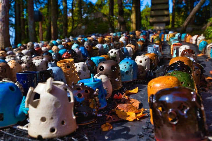 壺を含めた多種多様な越前焼の作品