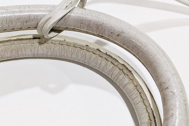 エルメスバッグ（バーキン30）の買取対象例：持ち手が黒ずんだバッグでも高価買取