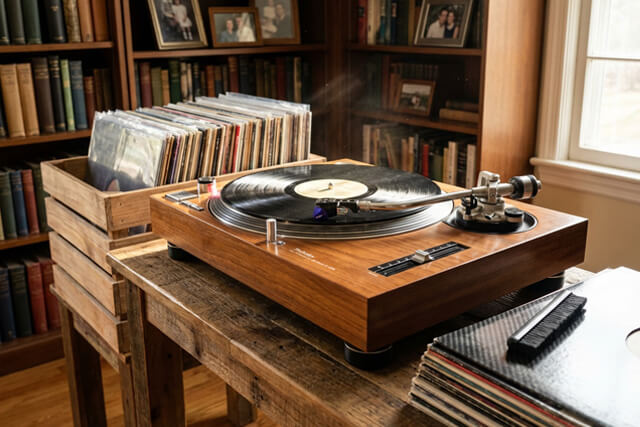 レコードプレーヤー買取査定前の確認｜レコード盤とのまとめ売りも高価買取のポイント