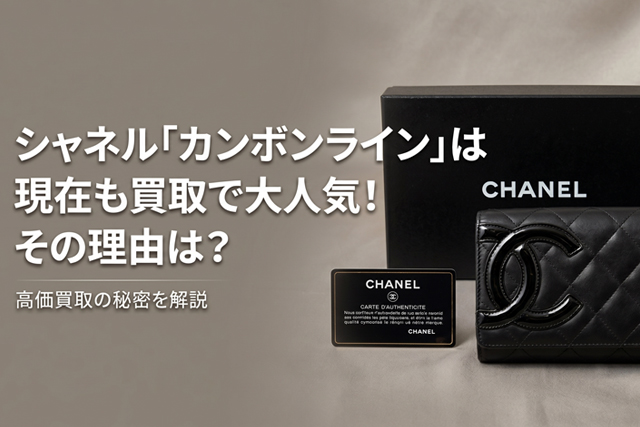 シャネル「カンボンライン」は現在も買取で大人気！その理由は？