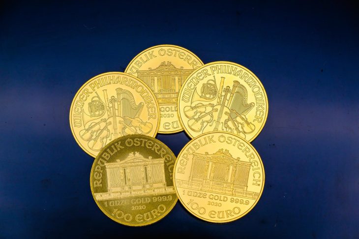 円状に並んだウィーン金貨ハーモニー