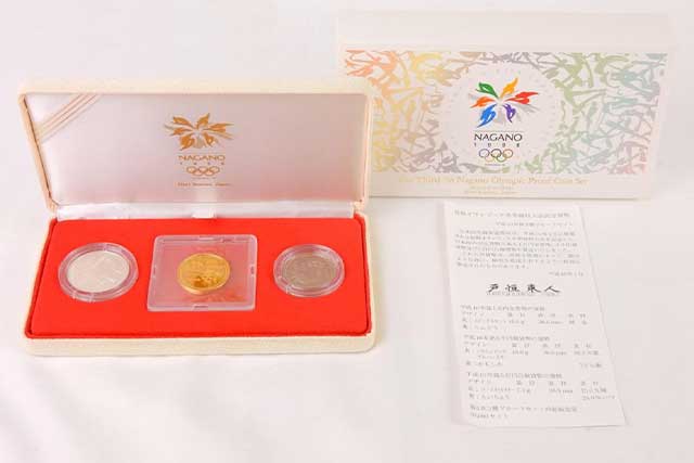 長野オリンピック記念500円硬貨で高額買取されるもの