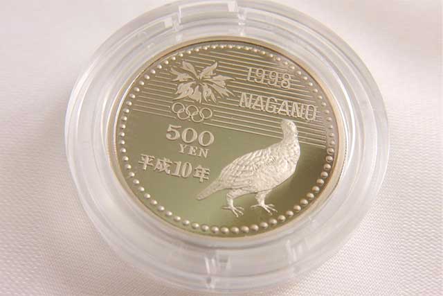 長野オリンピック記念500円硬貨は福ちゃんがお買取いたします
