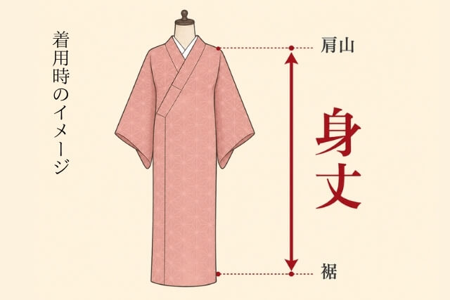 着物の身丈と身長の目安は？早見表・測り方・サイズ選びを解説