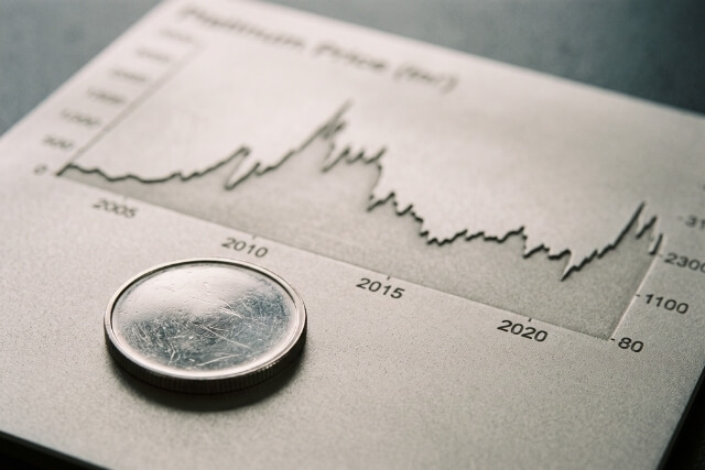 プラチナの価値がなくなる可能性は？価格推移と今後を左右する要因を解説